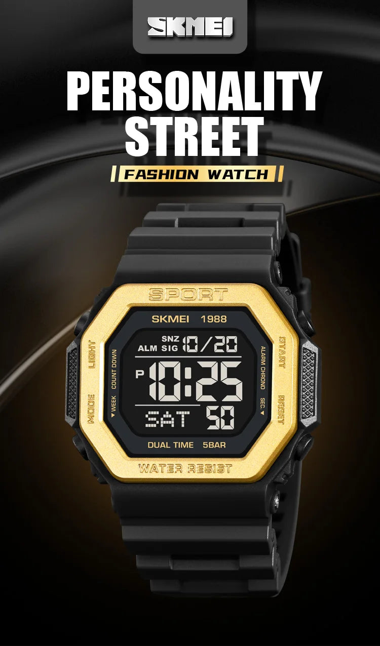 SKMEI Military Countdown Chrono Watch for Men - Smarsty