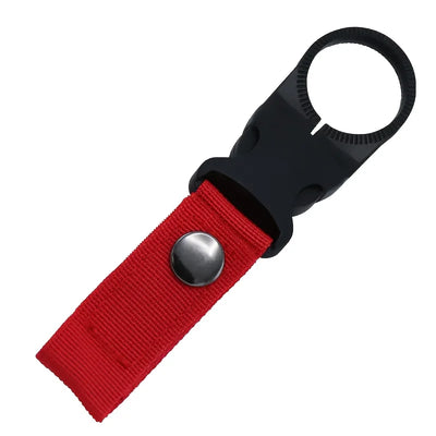 1-Pack Webbing Buckle Hook Water Bottle Clip - Durable Nylon With Safety Buckle, Multi-Color Optional, Suitable For Camping, by Smarsty
