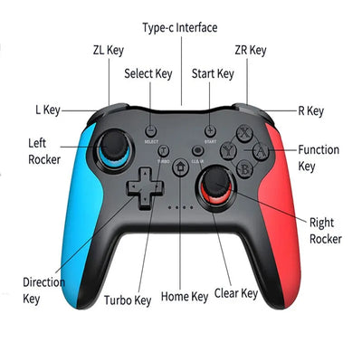 GAMINJA MG25Z Wireless Bluetooth Gamepad for Nintendo Switch - Smarsty
