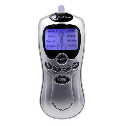 Electric Body Massager with Adjustable Power and 4 Patches - Smarsty
