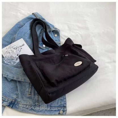 Women Canvas Tote Bag Large Capacity Shoulder Handbag - Smarsty