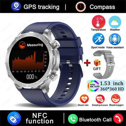 Bluetooth Call Smart Watch For Men With GPS Waterproof - Smarsty