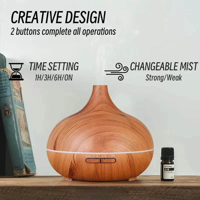 Aromatherapy Essential Oil Diffuser With Remote Control - Smarsty