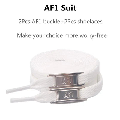 Original AF1 Shoelaces Combination White Flats laces and Shoe Decoration Suit Sneaker Shoelace Air Force one Shoes Accessories - Smarsty
