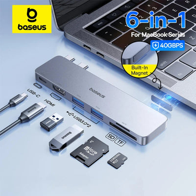 Versatile 4K USB-C Hub with HDMI and Thunderbolt Support - Smarsty