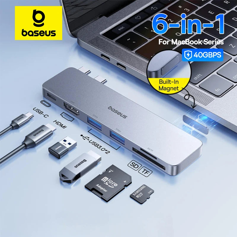Versatile 4K USB-C Hub with HDMI and Thunderbolt Support