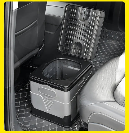 Portable Car Folding Toilet Toilet Camping Emergency Artifact Car Travel Emergency Outdoor Mobile Toilet Camping Equipment