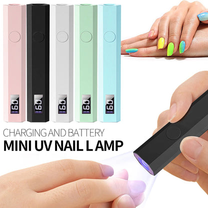 Mini UV Nail Lamp for Gel Polish Curing at Home - Smarsty
