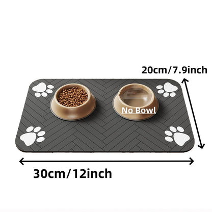 Absorbent Pet Feeding Mat with Waterproof Backing - Smarsty