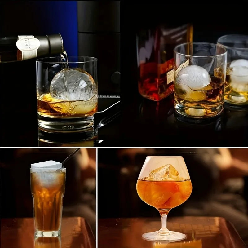 Silicone Ice Ball Maker Tray for Perfect Cocktails - Smarsty