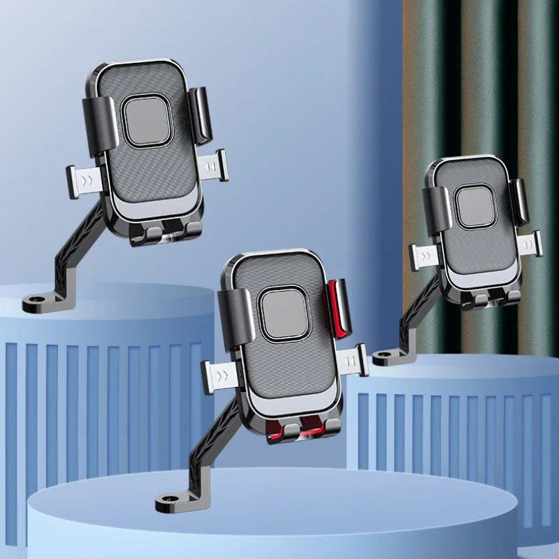 Universal Bike Phone Holder With Free Rotation Shockproof - Smarsty