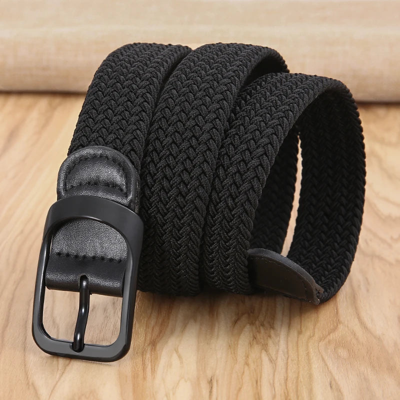 Elastic Stretch Canvas Belt for Men and Women Comfortable Fit - Smarsty