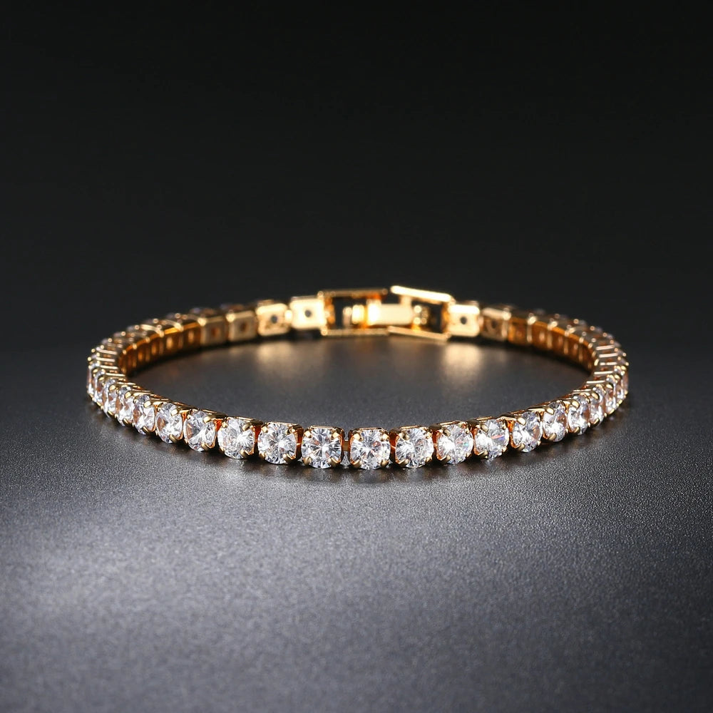 Trendy Women's Tennis Bracelet with AAA+ Cubic Zirconia - Smarsty