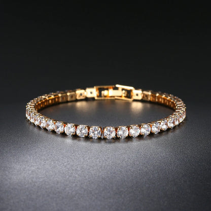 Trendy Women's Tennis Bracelet with AAA+ Cubic Zirconia - Smarsty