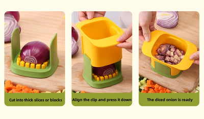 Multifunctional Cucumber Potato Slicer Household Hand Pressure Onion Dicer Kitchen Tools Vegetable Chopper French Fries Cutter by Smarsty