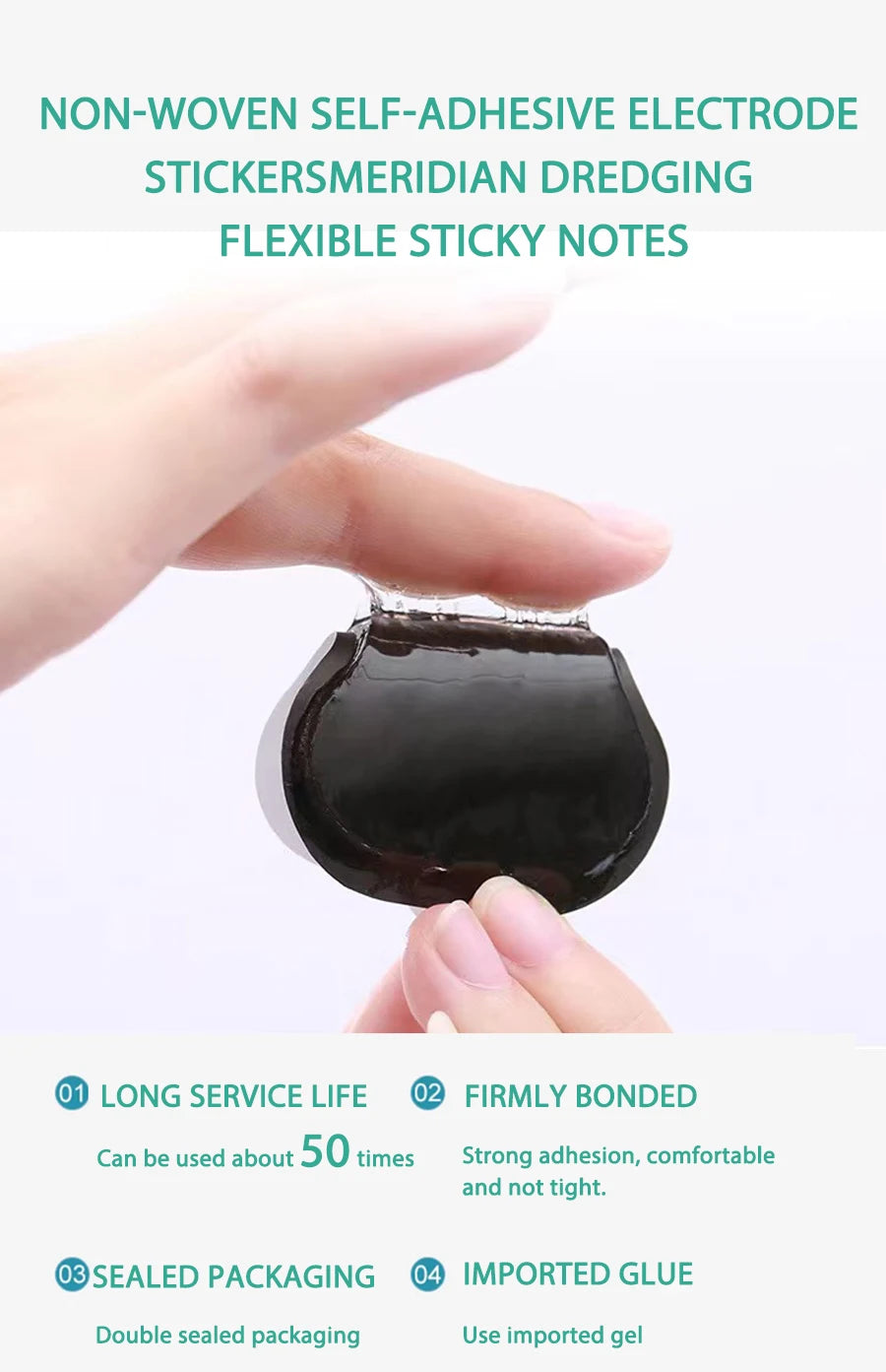 Reusable Electrode Pads for TENS Massage Machine - Smarsty