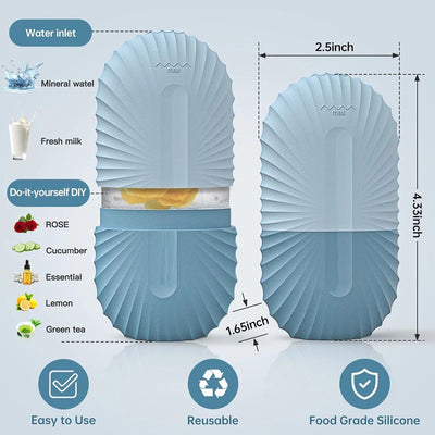 Silicone Ice Face Roller for Pore Reduction and Eye Puffiness - Smarsty