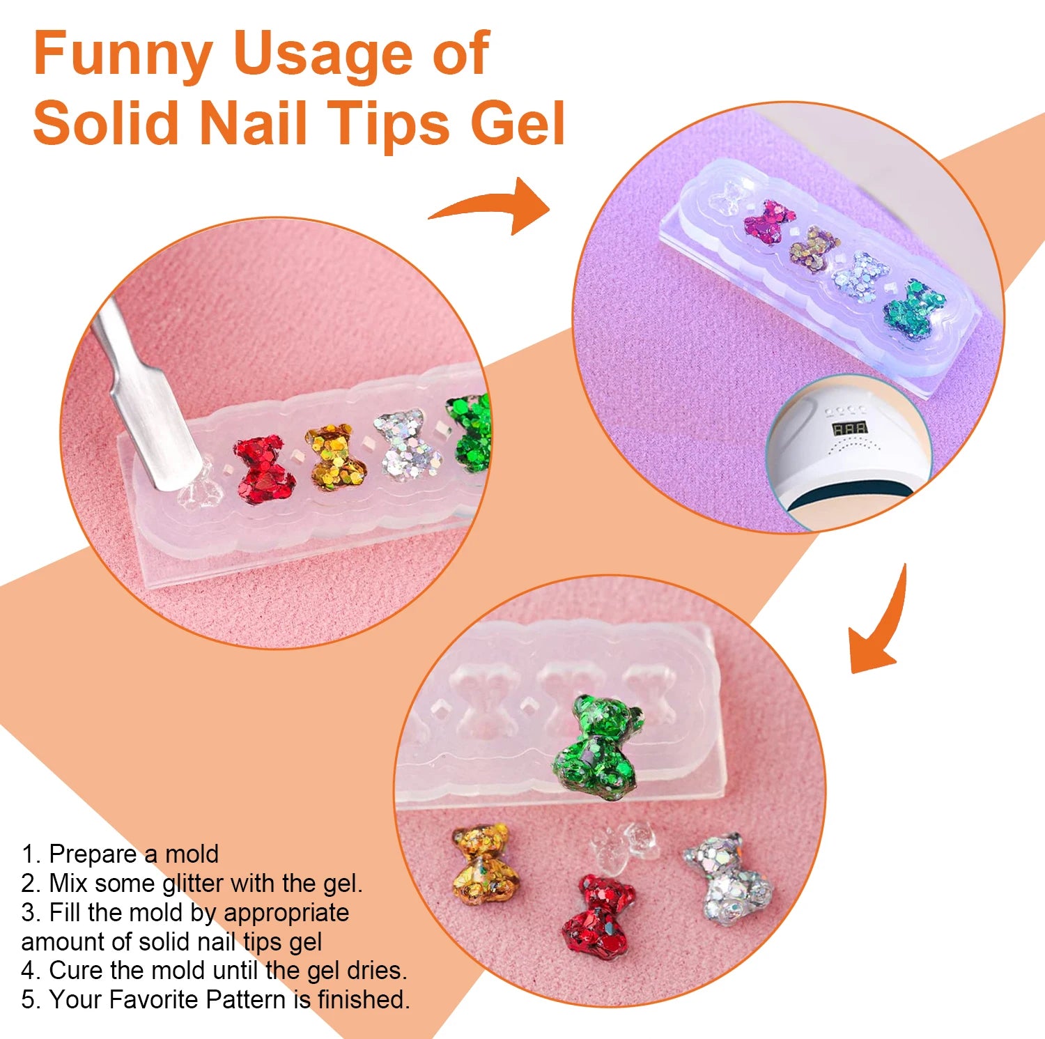 Multifunctional Non-Stick Nail Gel for Home Manicure - Smarsty