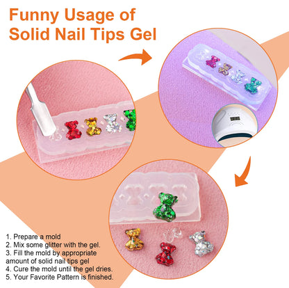 Multifunctional Non-Stick Nail Gel for Home Manicure - Smarsty