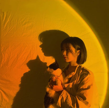 USB Sunset Light Projector for Stunning Bedroom Decor - Smarsty