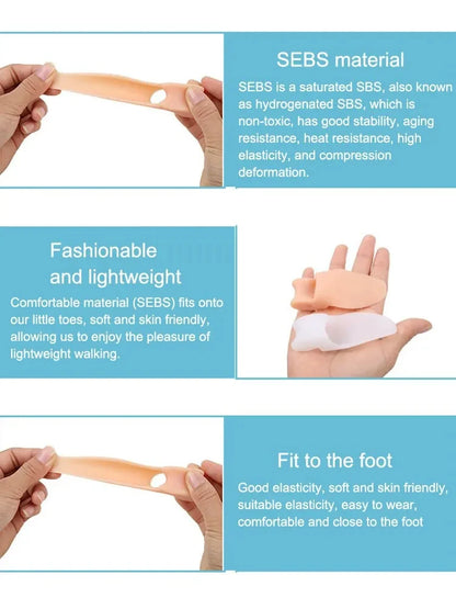 Silicone Toe Splitter Device for Hallux Valgus Relief - Smarsty