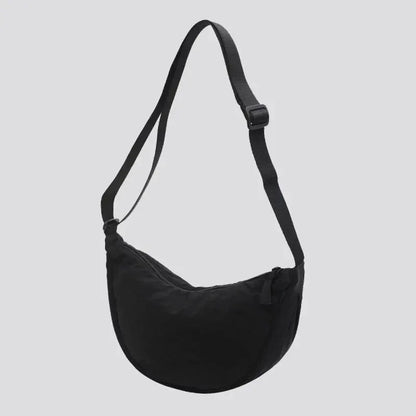 Nylon Shoulder Bag Large Capacity Womens Dumpling Style - Smarsty