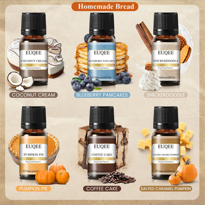 EUQEE 6 Piece Fragrance Oil Set for Diffusers - Smarsty