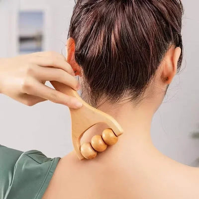 Compact Wooden Massager for Full Body Relaxation - Smarsty