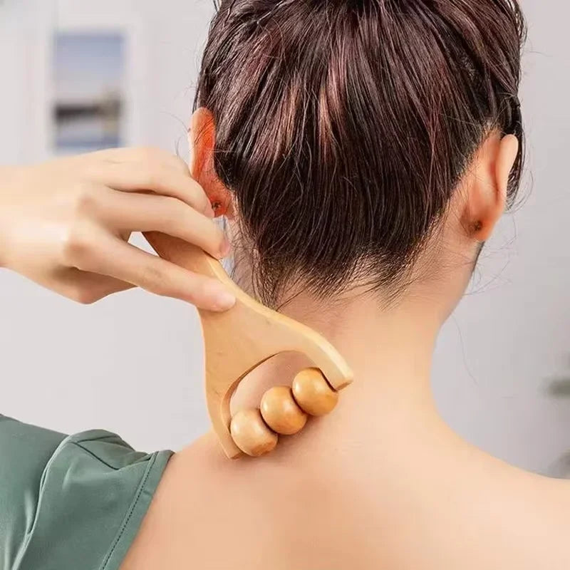 Compact Wooden Massager for Full Body Relaxation - Smarsty