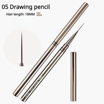 Professional Nail Art Liner Brushes for Precision Designs - Smarsty