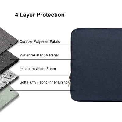 Waterproof Laptop Sleeve Bag Universal 11 16 Inch Soft Case - Smarsty