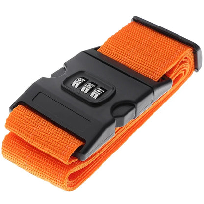 Luggage Strap Anti-theft Luggage Buckle  Password Adjustable Bundling Packing Baggage Belt Suitcase Trunk Belts Bag Accessories