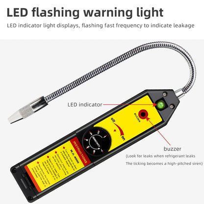 WJL-6000 Halogen Leak Detector for Refrigerants - Smarsty