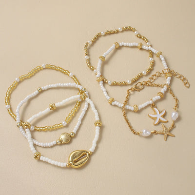Vintage Seed Bead Bracelet Set for Summer Style - Smarsty