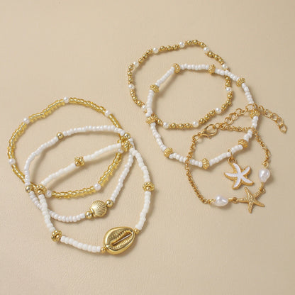 Vintage Seed Bead Bracelet Set for Summer Style - Smarsty