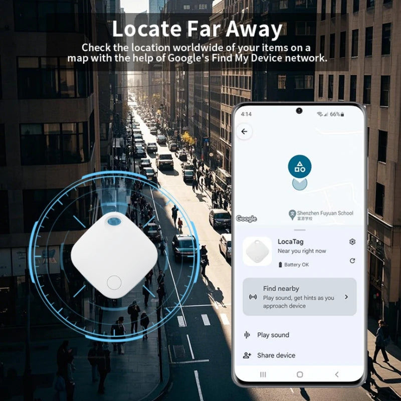 Bluetooth GPS Tracker for Android Devices with Key Finder - Smarsty