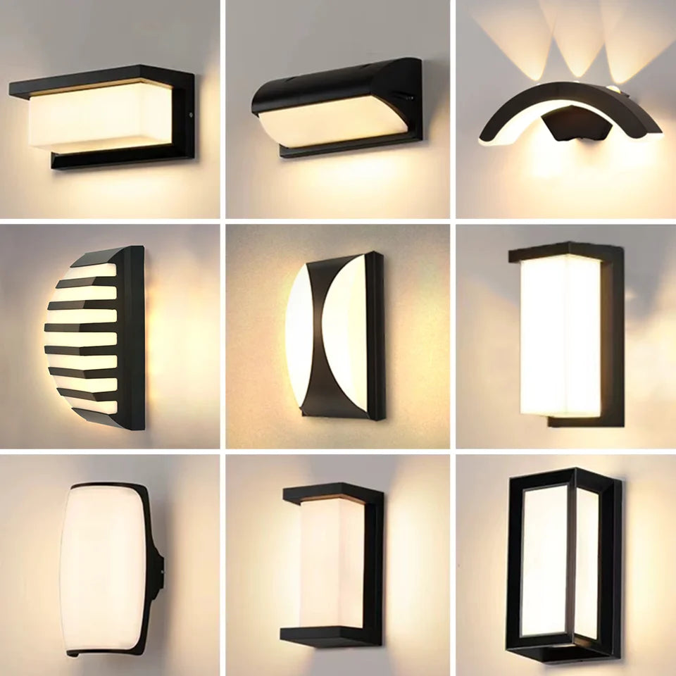 LED Outdoor Wall Light with Motion Sensor for Security - Smarsty