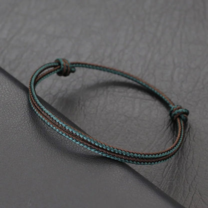 Grade A Weaven String Bracelet For Men Casual Outdoor Use - Smarsty