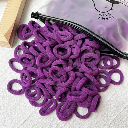 Kids Colorful Elastic Hair Bands Soft Non Slip Scrunchies - Smarsty