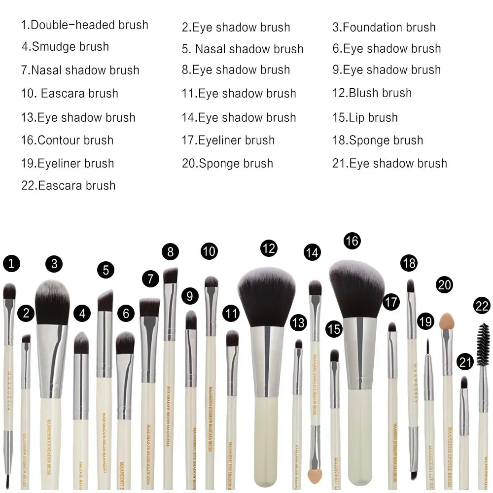 Professional Makeup Brush Set for Flawless Application - Smarsty
