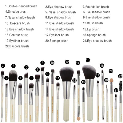 Professional Makeup Brush Set for Flawless Application - Smarsty