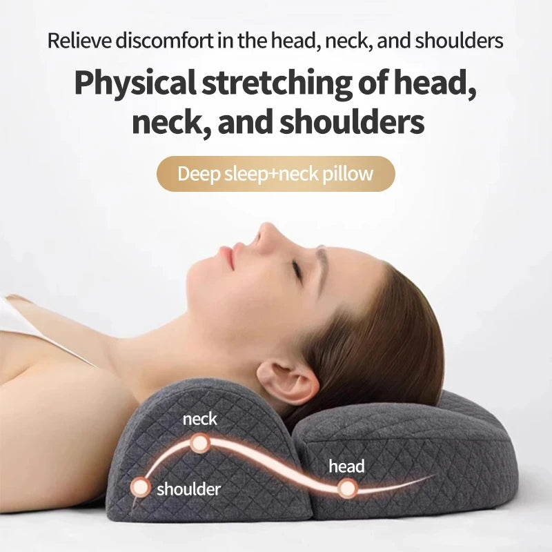 Memory Foam Contour Pillow for Side Sleepers - Smarsty