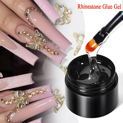 Born Pretty Rhinestones Glue Gel Set for Stunning Nails - Smarsty