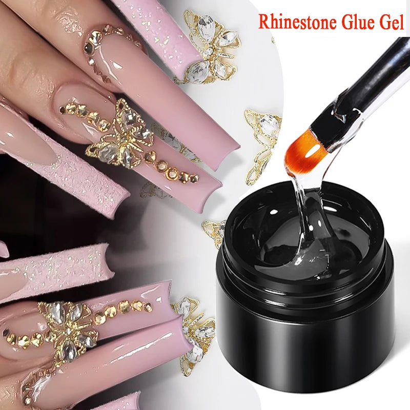 Born Pretty Rhinestones Glue Gel Set for Stunning Nails - Smarsty