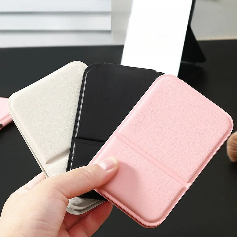 Cute Portable Makeup Mirror With Slim Foldable Design - Smarsty