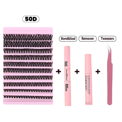 MIAOJIE DIY Eyelash Set with 200 Individual Lashes - Smarsty