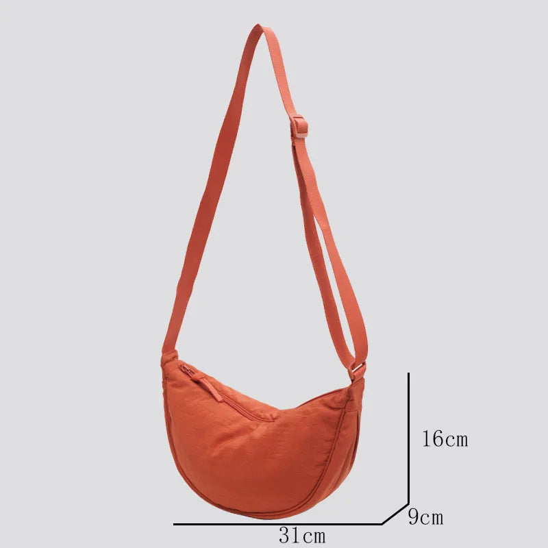Casual Nylon Crossbody Bag for Women Large Capacity - Smarsty