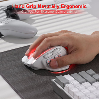 Redragon M811 PRO Wireless MMO Gaming Mouse, 15 Programmable Buttons RGB Gamer Mouse, 10 Side Macro Keys - Smarsty