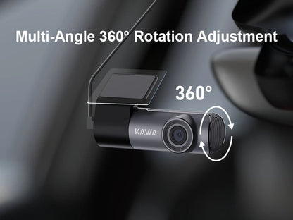 2K Car Dash Cam With Night Vision And Wireless WiFi - Smarsty