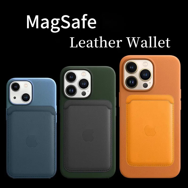 MagSafe Wallet Card Holder For iPhone Leather Case Slim - Smarsty